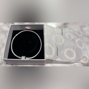 Pandora Moments Snake Chain Bracelet 8.3 in Sparkling Pavé Clasp NWT